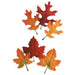 Assorted Oak & Maple Autumn Leaves, 12 Count