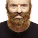 Medium Brown Costume Moustache and Beard Set