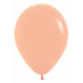 Sempertex Peach Blush 11 Inch Latex Balloons, 50 Pack
