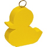 Yellow Duck Plastic Balloon Weight, 80 g