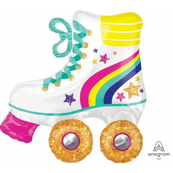 30-Inch Roller Skate Shaped Foil Balloon