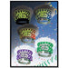Feathered Midnight Glow New Year's Tiaras, Box of 50