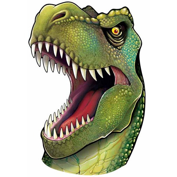 Double-Sided Dinosaur Cutout Party Decoration