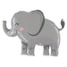 Jungle Elephant 33" Shaped Foil Balloon