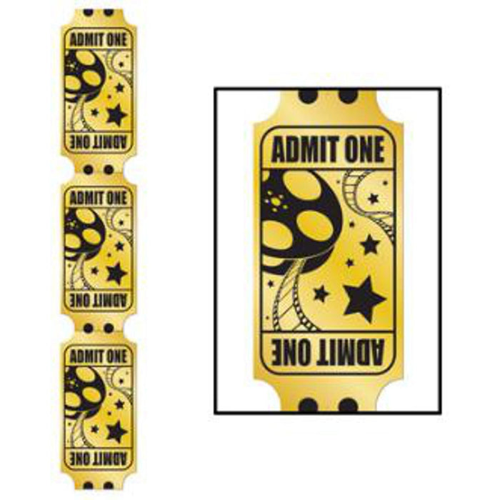 "6-Ft Jointed Foil Golden Ticket Pull-Down"