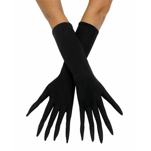 Black Pointy Finger Costume Gloves