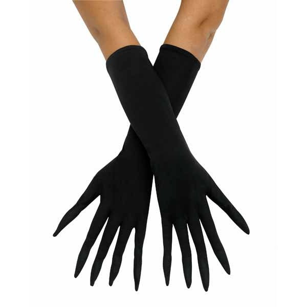 Black Pointy Finger Costume Gloves