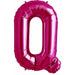 34" Magenta Letter Q Balloon