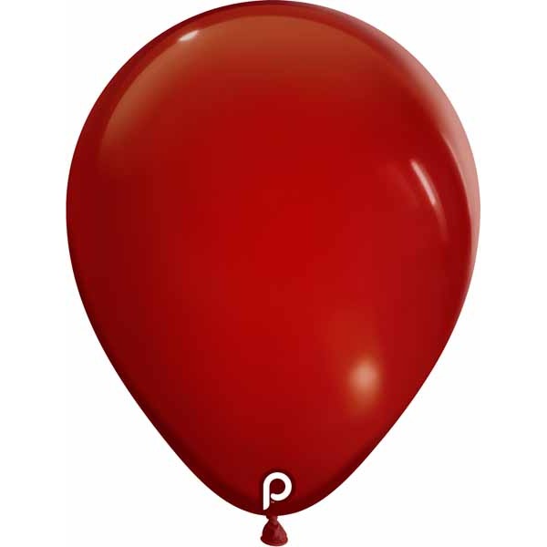 Prima Garnet 11-Inch Round Latex Balloons, 100 Count