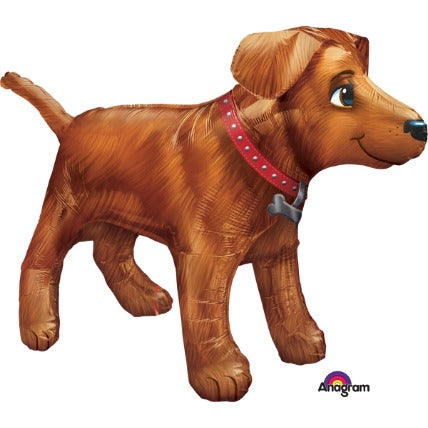 36 Inch Golden Dog Foil Balloon