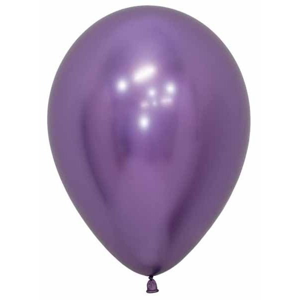 Sempertex 5 Inch Reflex Violet Latex Balloons, 50 Pack
