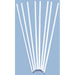 16-Inch White Balloon Sticks, Bundle of 100