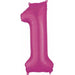 26 Inch Pink Number 1 Balloon