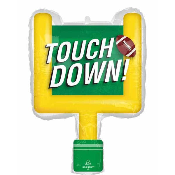 Game Time Goal Post 28-Inch Foil Balloon