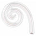 14-Inch White Kurly Spiral Foil Balloon
