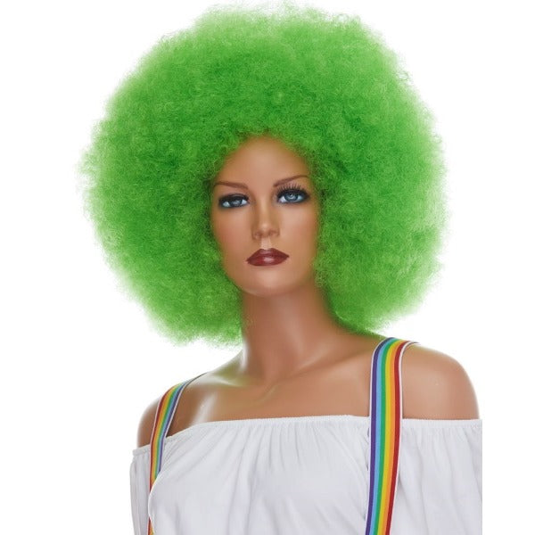 Green Jumbo Clown Wig