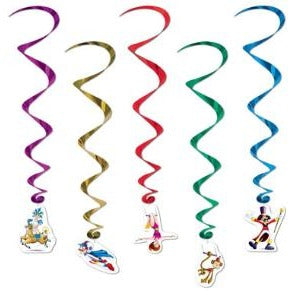 CIRCUS WHIRLS 5/PKG 3'
