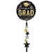 Stripes on Stripes Grad Stars 67-Inch AirWalkers Foil Balloon