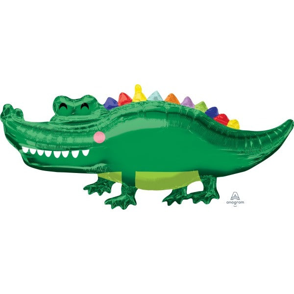 Happy Gator 42" Alligator-Shaped Foil Balloon