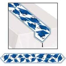 GRAD CAP TABLE RUNNE R BLUE 11"X6" MIN 3