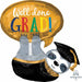 28-Inch Grad Sloth Shaped Foil Balloon