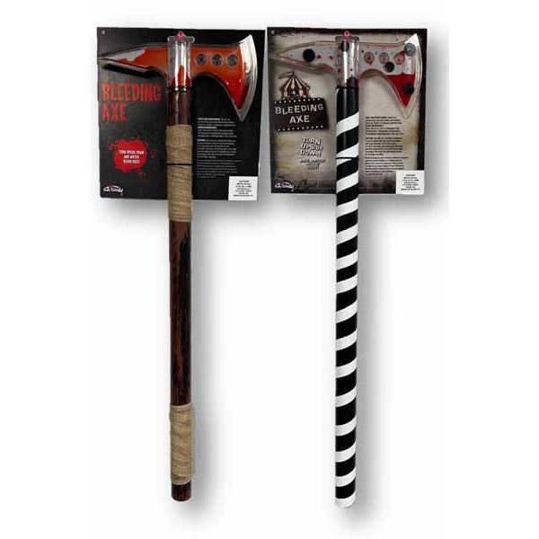24-Inch Bleeding Axe Costume Accessory, Assorted Styles