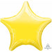 19 Inch Metallic Yellow Star Foil Balloon