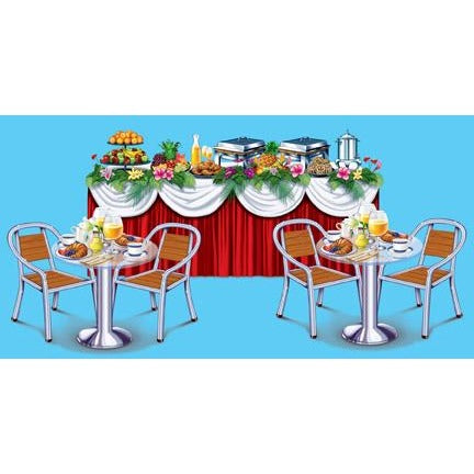 Cruise Ship Buffet Props, 3-Pack
