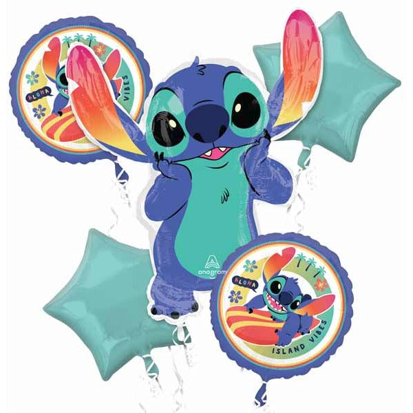 Disney Stitch Foil Balloon Bouquet
