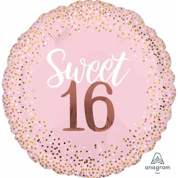 Blush Sixteen Jumbo Foil Balloon