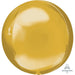 16-Inch Gold Orbz Foil Balloon