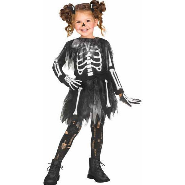 Skele Girl Child Costume, Size 4/6