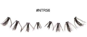 Black Natural False Eyelashes, Style NTR56