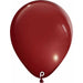 Prima Burgundy 5-Inch Round Latex Balloons, 100 Count