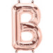 16-Inch Rose Gold Letter B Balloon