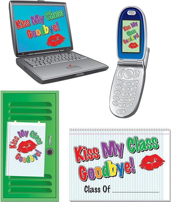 Kiss My Class Goodbye Cutouts (1/Pk)