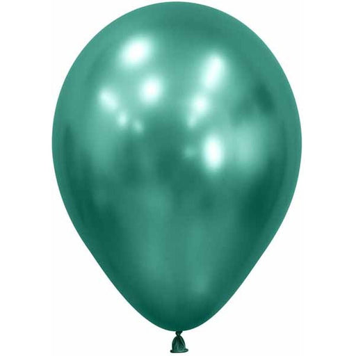 Sempertex Reflex Aurora Green 5-Inch Latex Balloons, 50 Count