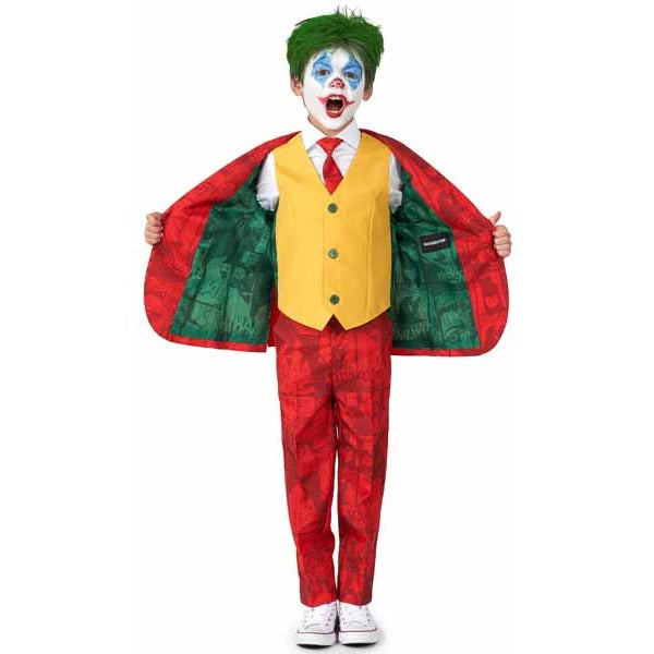 Suitmeister Scarlet Joker Suit for Boys, Large