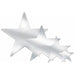 5-Inch Silver Foil Star Decoration