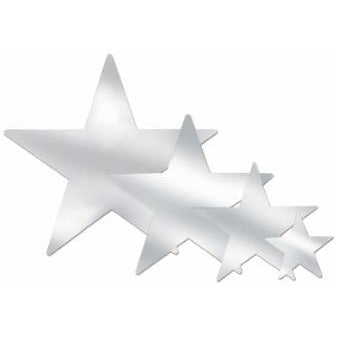 9-Inch Silver Foil Star Decoration