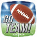 Football Fanatic 18-Inch Square Foil Balloon