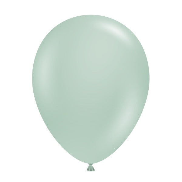 TUFTEX Empower Mint 17-Inch Latex Balloons, 50 Count