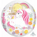 Magical Unicorn Orbz 16-Inch Foil Balloon