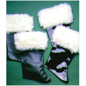 Professional Patent Leather Santa Claus Boot Tops