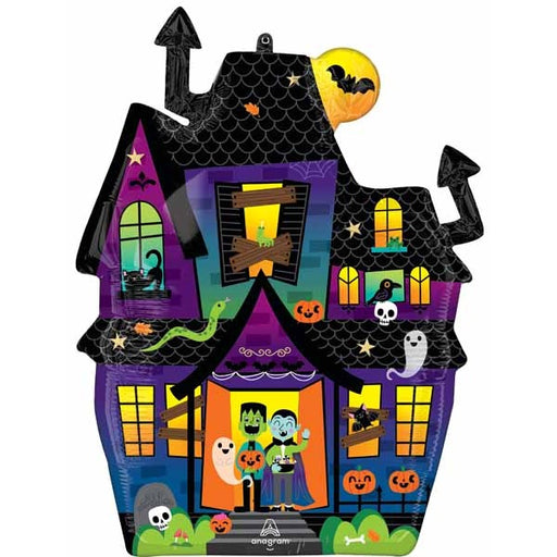 Haunted Manor 27" Halloween Foil Balloon