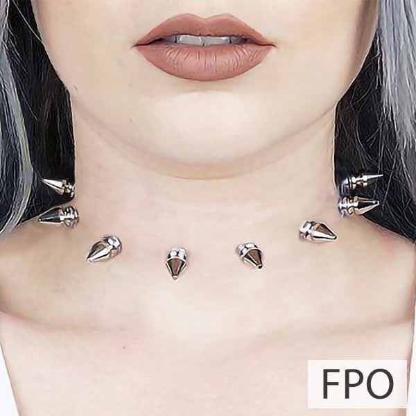 Woochie Goth Choker Latex Prosthetic