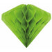 Light Green Honeycomb Hanging Diamond Decoration, 7.8 Inches