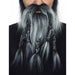 Viking Dwarf Braided Costume Beard, Salt and Pepper