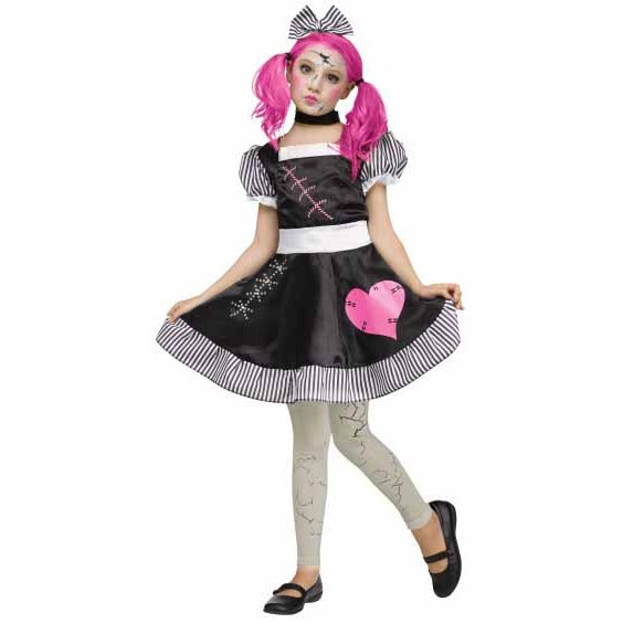 Broken Doll Child Costume, Medium 8-10