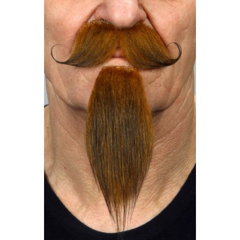 Napoleon III Imperial Auburn Moustache and Beard Set